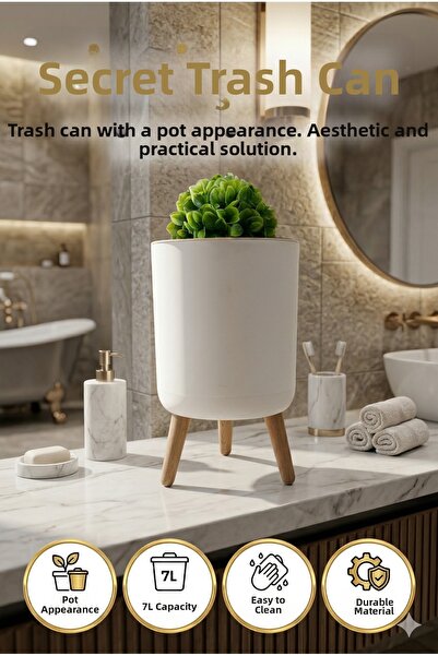 alastore Ειδικής σχεδίασης Τεχνητός Φυτικός Κάδος Απορριμμάτων Κάδος Απορριμμ...