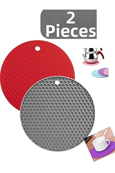 Doğuş Mutfak Σετ 2 Κυψελωτών Βάσεων Σιλικόνης Μοντέρνα και κομψά πυρίμαχα αντ...