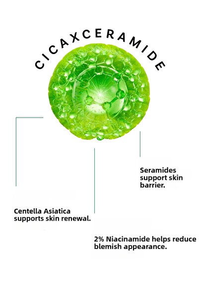 Dermal Cica X Mide Serum 50 ml Moisturizing Skin Barrier Supporting Facial Serum with Centella Asiatica and Ceramide