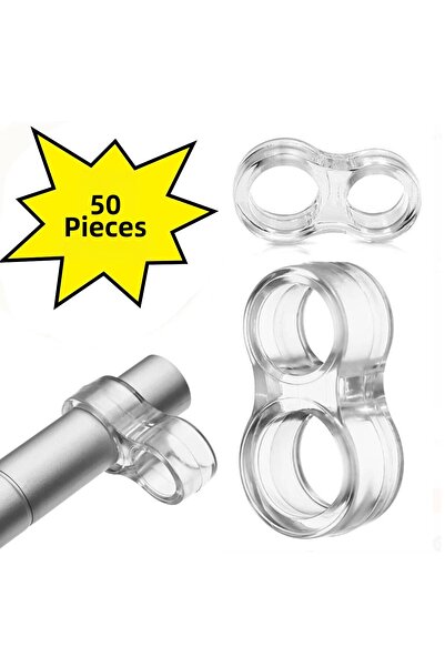 tify Διαφανές πλαστικό σιλικόνης θήκη λαβής πόρτας Πώμα παραθύρου (50 ΤΕΜ.)