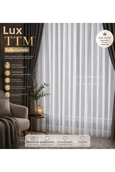 evihtiyaclarim by IOC ستارة تول فاخرة من TTM بمظهر الكتان والخيزران، لا تحتاج...
