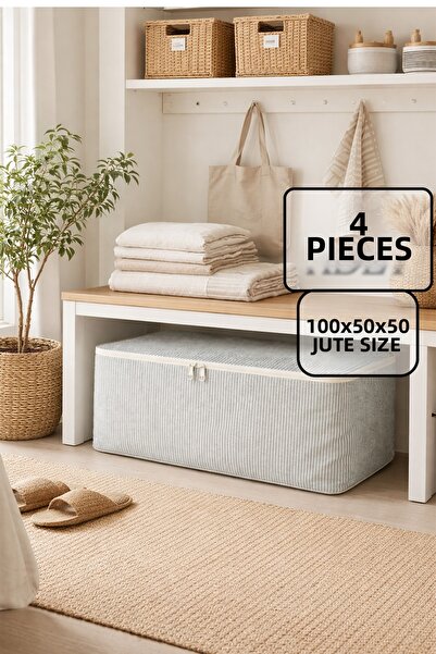 ADARYA HOME Θήκη αποθήκευσης - Γκρι - 4