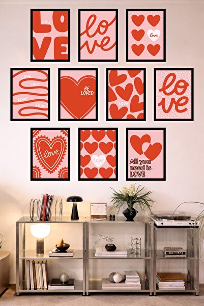 UNT Θέμα αγάπης με εμφάνιση 10 πλαισίων με εικόνες |   Κόκκινη Καρδιά |   Μιν...