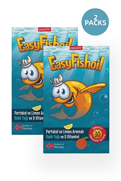 Easy Fishoil Easyfishoil 30 Gel Tablets 2 Pieces