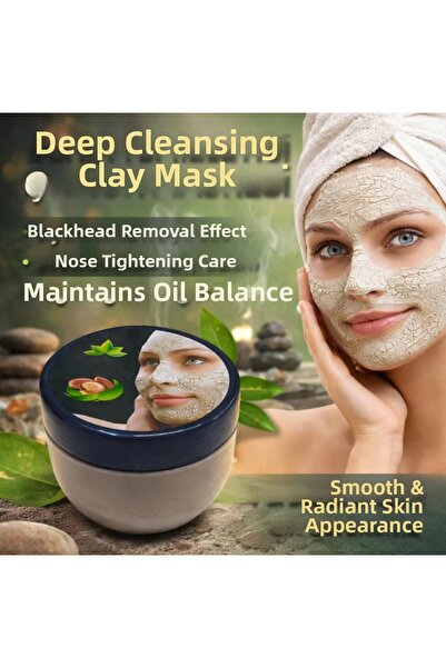 SETBEAUTY قناع الطين للعناية بالبشرة بخلاصة زيت الأرغان الطبيعي 350 جرام