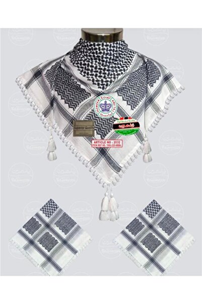 Doğanmanifatura Kaliteli Püsküllü Büyük Boy Puşi, Kefiye