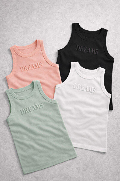 Demirsa Boutique Γυναικείο εσώρουχο Halter Neck 4-pack, πράσινο, μαύρο και άσ...