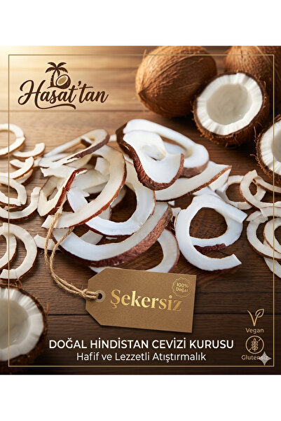 HASATTAN HİNDİSTAN CEVİZİ KURUSU ŞEKERSİZ 250GR