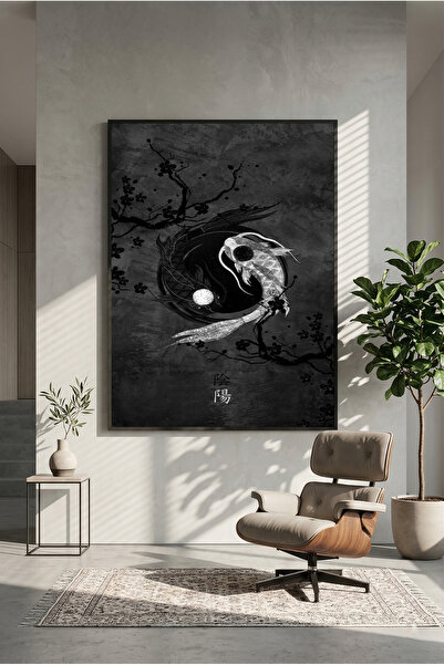 postercraft Artă japoneză cu pești, Panou modern, Tablo, Poster