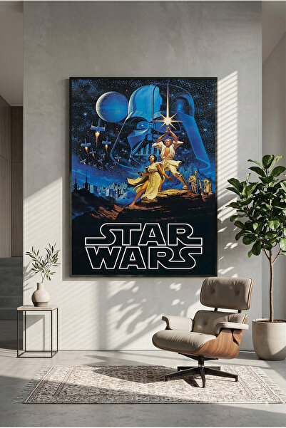 postercraft Star Wars Retro Modern Panel Tablo Poster ( Çerçevesiz )