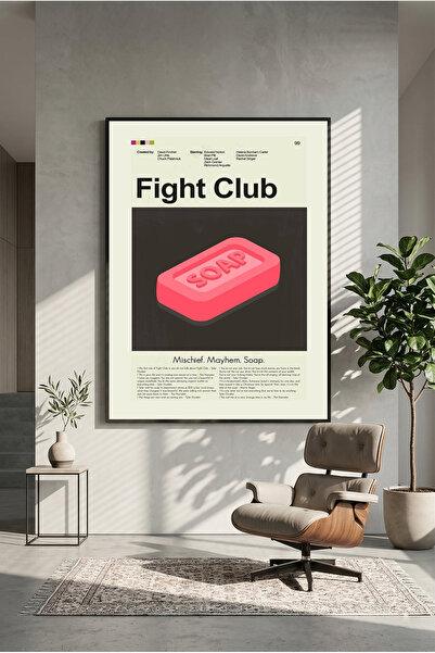 postercraft Бойният клуб Модерен арт постер