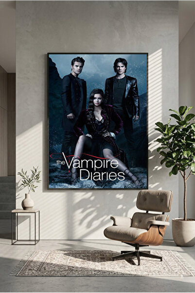 postercraft the Vampire Diaries Modern Panel Tablo Poster ( Çerçevesiz )