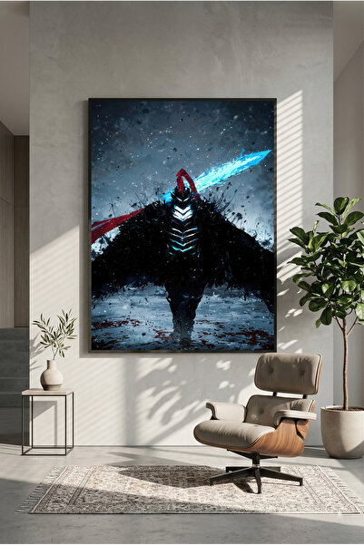 postercraft Solo Leveling Igris Art Drveni Poster sa Slikom (Bez Ramca)