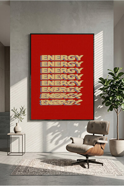 postercraft Ενεργειακή Τέχνη Μοντέρνο Πάνελ Αφίσα Ζωγραφικής "