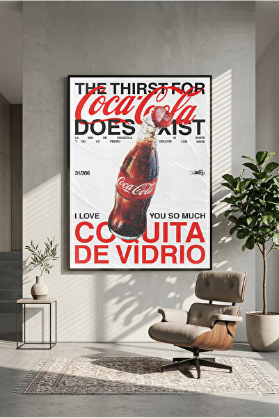 postercraft Кока-Кола Арт Модерен Панелен Плакат-Картина