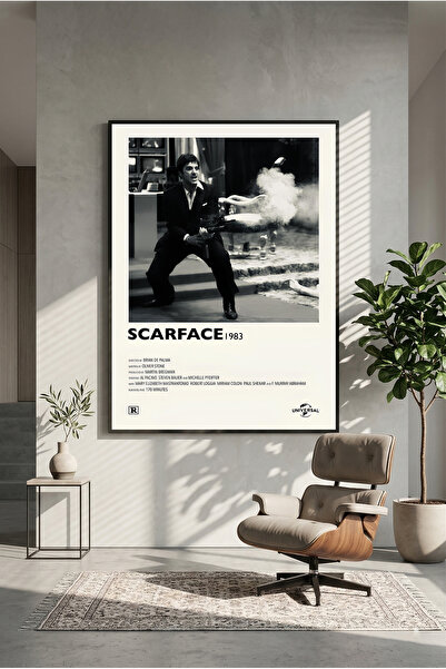 postercraft Scarface 1983 Drveni poster (bez okvira)