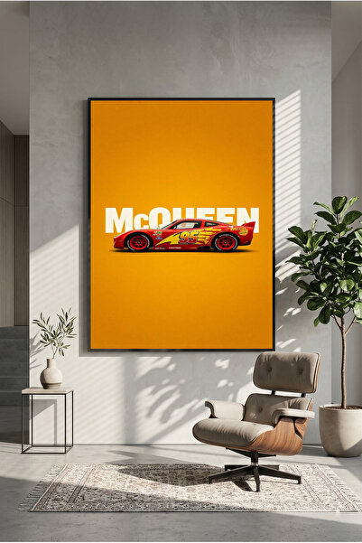 postercraft Poster cu pictură pe panou modernă, cu Fulger McQueen din Cars