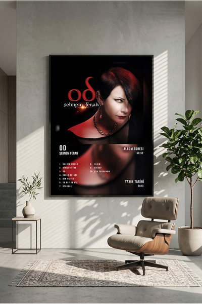 postercraft Şebnem Ferah Od Albüm Tasarım Modern Panel Tablo Poster