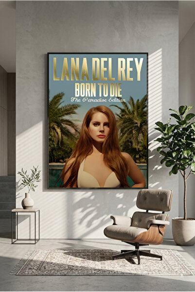 postercraft Lana Del Rey Born to Die Album Poster Modern cu Panouri și Tablou "