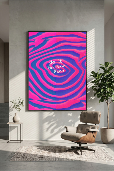 postercraft Uradi to zbog zapleta Motivacioni drveni poster sa slikom (bez ok...