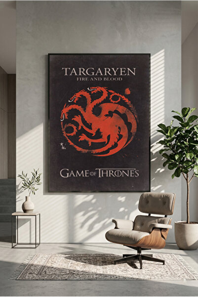 postercraft Game of Thrones Targaryen Modern Panel Tablo Poster