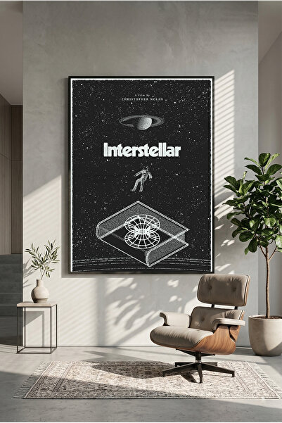 postercraft Poster de masă din lemn Interstellar (fără ramă)