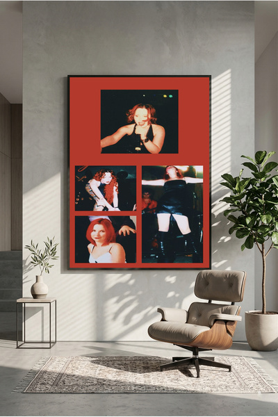 postercraft Poster din lemn pentru tablou Şebnem Ferah Kolaj (fără ramă)