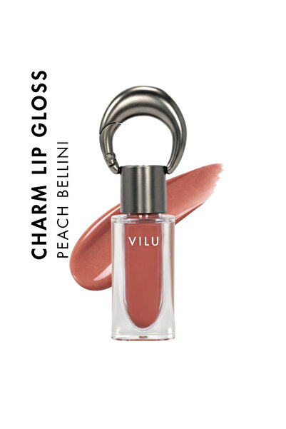vilu Charm Lip Gloss Peach Bellini - Peptit & Kolajen 5ml