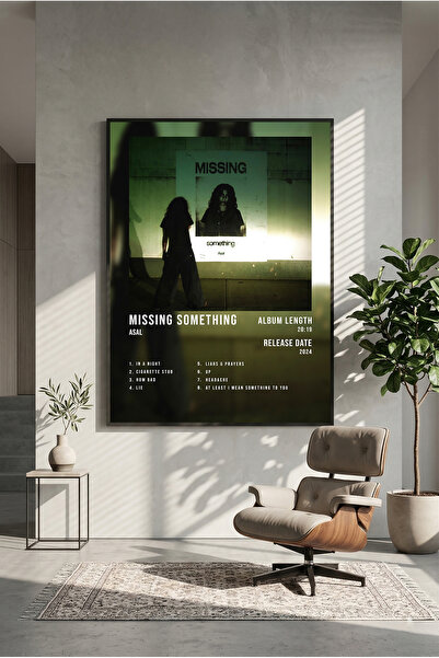 postercraft Asal Missing Something Design album Poster modern cu pictură pe p...