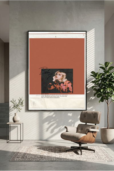 postercraft Drveni poster Bebe Rexha (bez okvira)