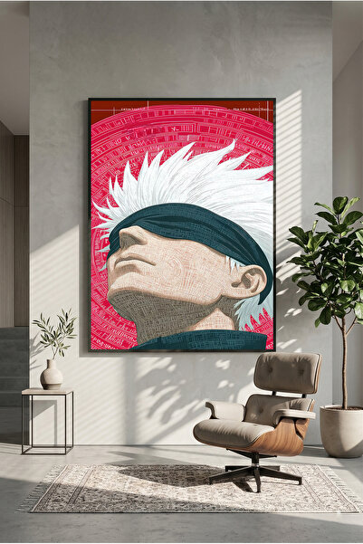 postercraft Джуджуцу Кайсен Сатору Годжо Арт Модерен Панелен Плакат 2