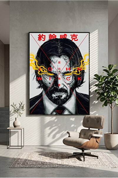 postercraft Poster artistic modern John Wick, tip panou, imprimat pe pânză