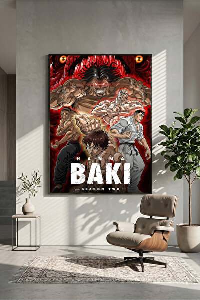 postercraft Baki Hanma Sezonul Doi Poster Modern de Artă Murală pe Panou