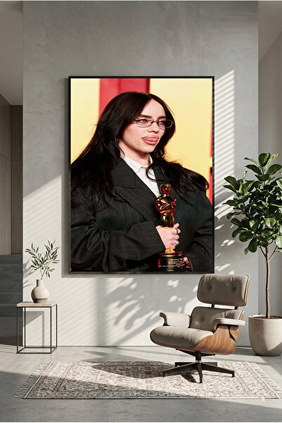 postercraft Poster din lemn Billie Eilish Oscar (fără ramă)