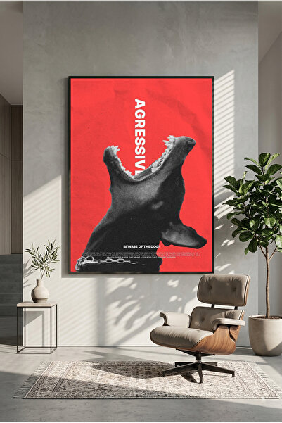 postercraft Poster din lemn AGGRESSIV-E Art (fără ramă)