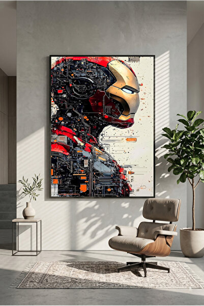 postercraft Tehnička umetnost "Iron Man" - drveni poster sa slikom (bez okvira)