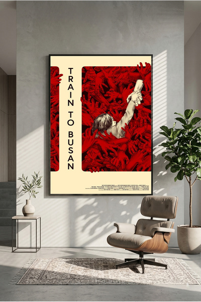 postercraft Постер  "Походът до Бусан " за дървена маса (без рамка)