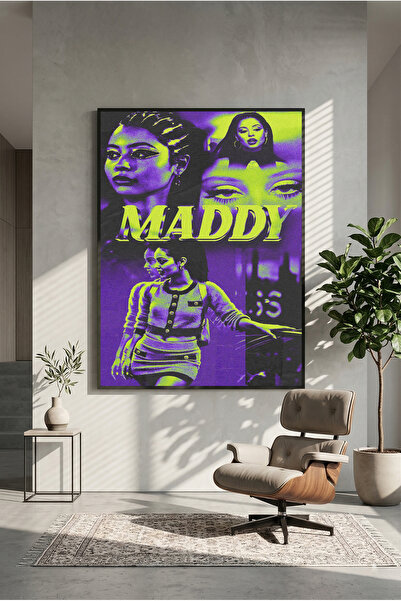postercraft Poster din lemn cu icona Maddy din Euphoria (fără ramă)