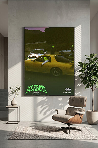 postercraft Poster modern cu pictură pe panou Jackboys x Travis Scott
