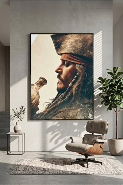 postercraft Τζακ Σπάροου Μοντέρνα Αφίσα Τέχνης με Πάνελ