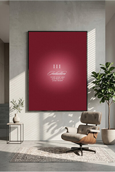 postercraft 111 Afiș din lemn „Ai încredere în instinctul tău” (fără ramă)
