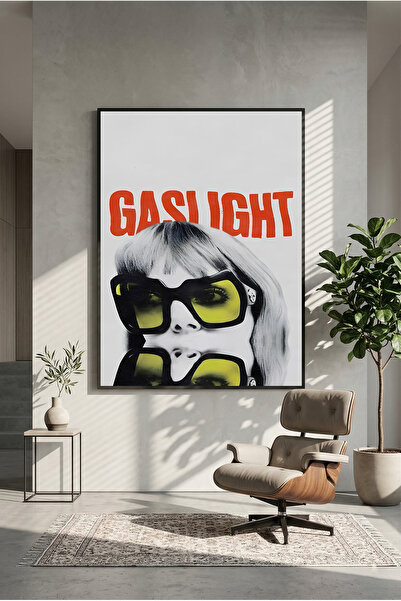postercraft Poster din lemn pentru pictură pe pânză Gaslight Art (fără ramă)