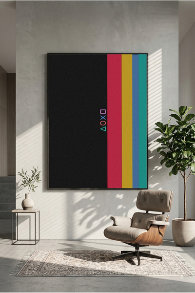postercraft Poster artistic modern cu tematică de gaming relaxantă, tip panou.