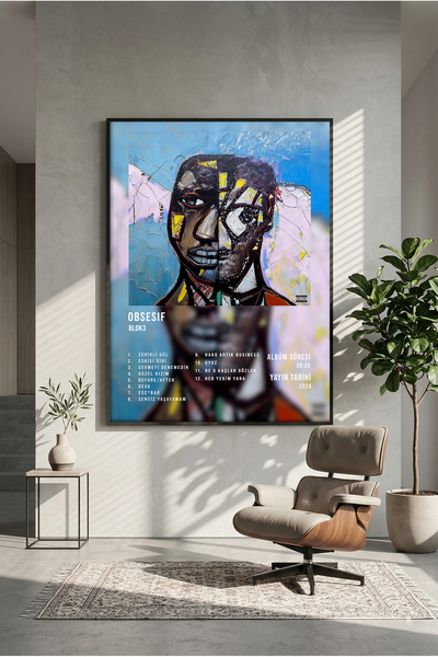 postercraft BLOK3 OBSESIF Album Tasarım Ahşap Tablo Poster (Çerçevesiz)