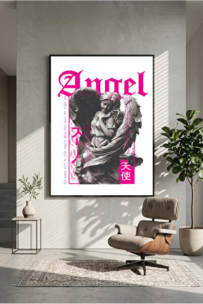 postercraft Poster modern cu pictură pe panou, Artă cu îngeri "
