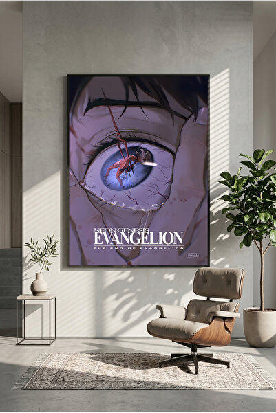 postercraft Evangelion Rei Ayanami Art Modern Panel Tablo Poster ( Çerçevesiz )