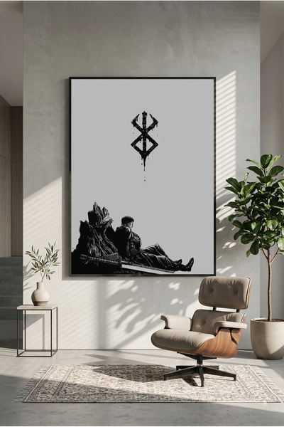 postercraft Μπέρσερκ Γκατς Μοντέρνα Αφίσα Τέχνης με Πάνελ
