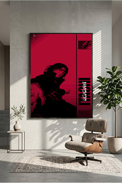 postercraft Poster de pictură pe lemn Naruto Itachi Uchiha (fără ramă)