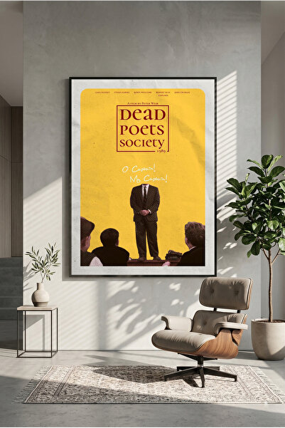 postercraft Poster din lemn pentru tablou „Societatea Poetilor Morți” (fără r...