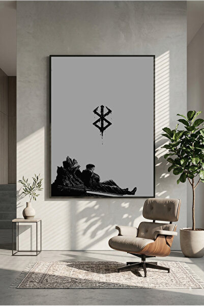 postercraft Αφίσα Τέχνης με Μοντέρνο Πάνελ Ζωγραφικής Bersek Guts